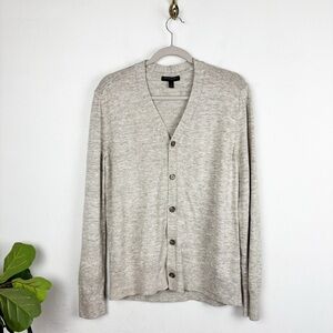 Banana Republic Men’s Button Up Tan Cardigan Sz L